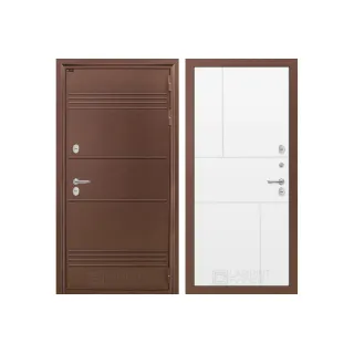 Входная дверь с терморазрывом Лабиринт Термо Лайт 21 - Белый софт